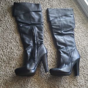 Real leather jessica Simpson boot size 8